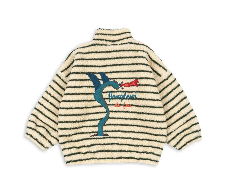 2024 inverno ks crianças algodão lã de cordeiro quente outerwear roupas meninas impressão casacos do bebê meninos mais jaquetas de lã crianças roupas