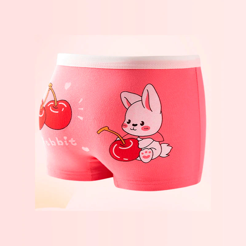 Meninas roupa interior menina boxer shorts 2-14 anos estudante princesa dos desenhos animados calcinha de algodão respirável crianças boxer cuecas