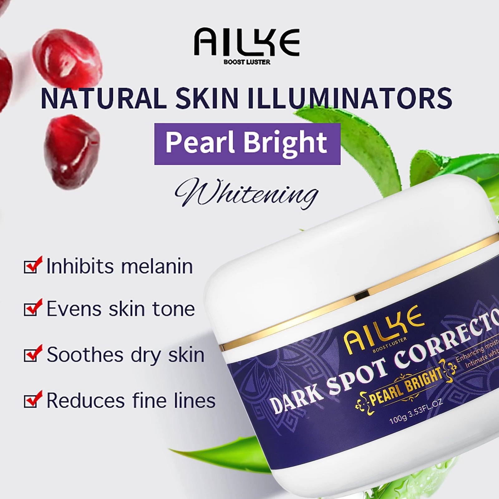 AILKE Glutationa 5 em 1 Kit de cuidados com a pele feminina, com loção corporal, soro, creme para remoção de manchas escuras, creme corporal, sabonete iluminador