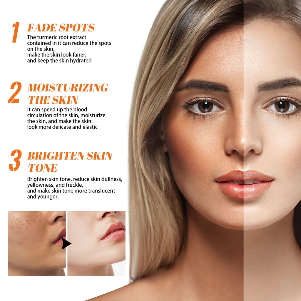Creme iluminador de mamão, cuidados com manchas escuras e hidratante de tom uniforme, creme facial nutritivo diário