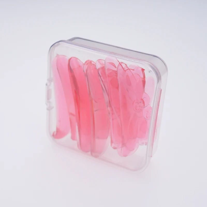 5 pares de silicone cílios perming almofada auto-adesivo em forma de laço haste escudo levantamento 3d cílios modelador acessórios ferramentas de maquiagem