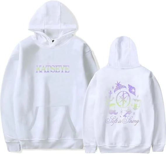 Katseye Merch Distressed Hoodie Moda Hoodies Música Pop Homens Mulheres Moletom Agasalho Pulôver Casaco