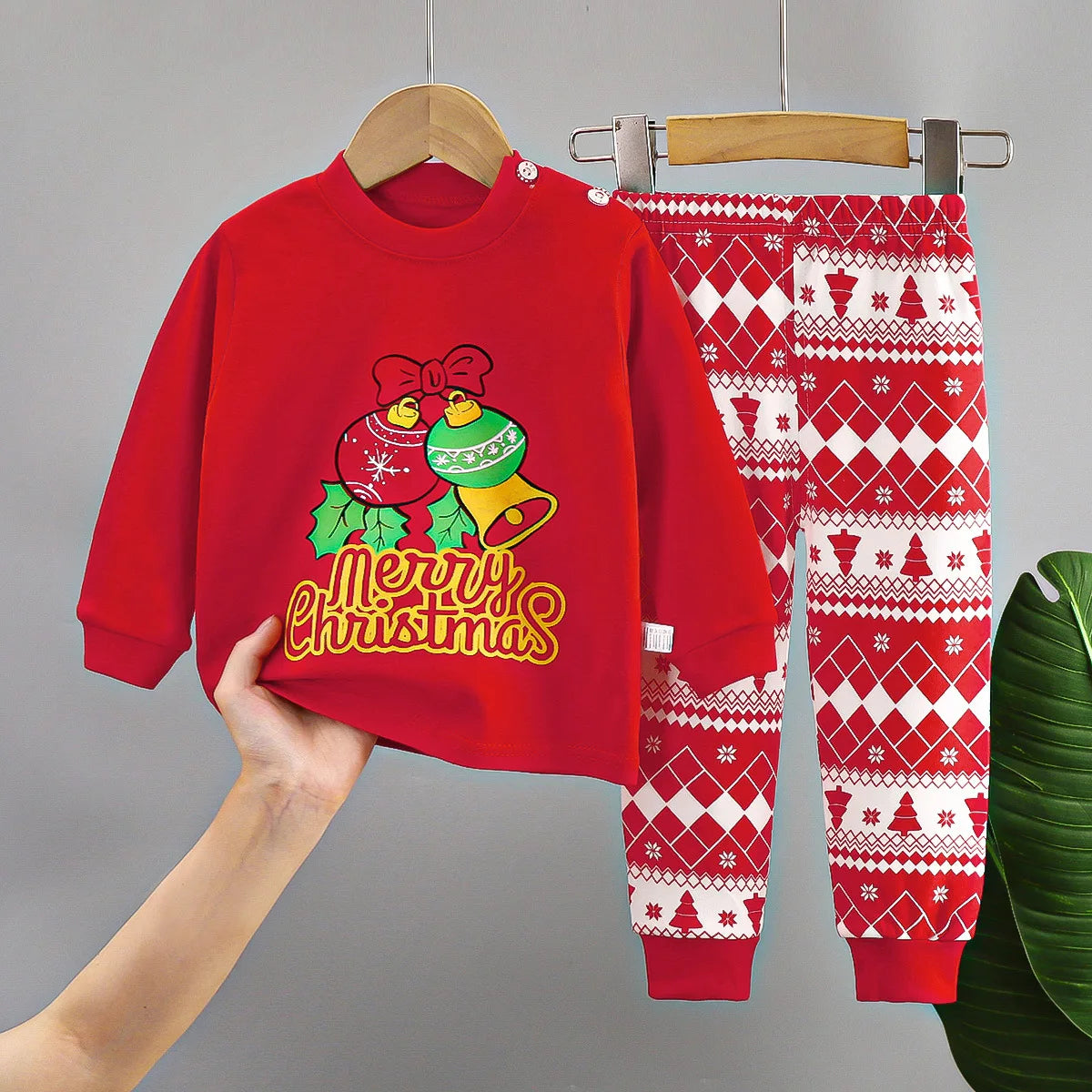 Crianças roupas conjuntos de roupas infantis meninos meninas algodão outono inverno roupas calças pijamas roupa interior