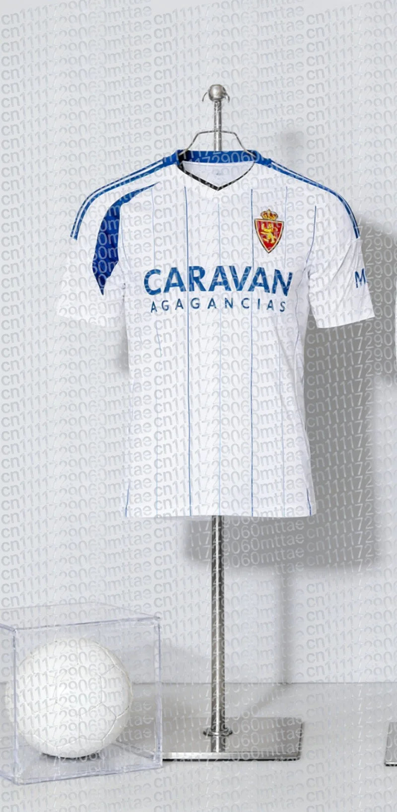 Camisas de Futebol Real Zaragoza 2025, Jerseys Casuais Respiráveis para Torcedores, Unissex e Adequadas para Crianças e Homens