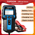 Topdon bt200 testador de bateria portátil ferramentas de teste de partida de carregamento para carro 12v monitor de bateria de diagnóstico automotivo 100-2000cca