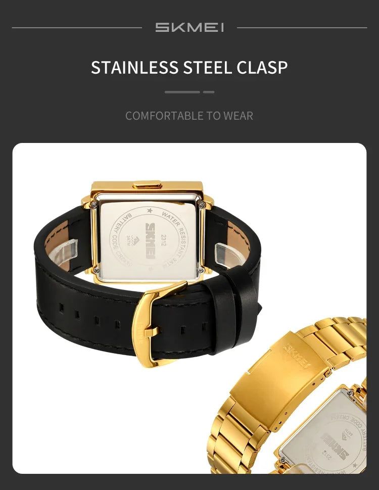 Skmei 2312 moda relógio de pulso para homens mulheres à prova dwaterproof água led luz ao ar livre digital esporte relógios eletrônicos reloj hombre