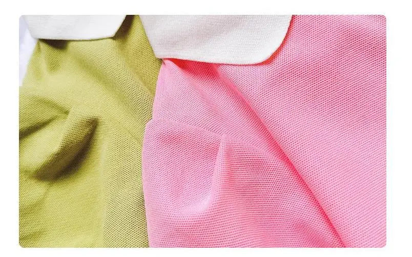 Novo Vestido Estilo Coreano 2026 para Crianças, Vestido de Verão Doce com Alças e Tule para Meninas
