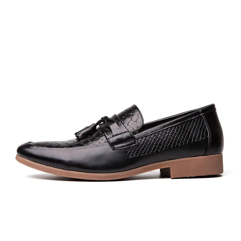 Sapatos elegantes masculinos, calçados casuais para escritório, de luxo, tamanho grande, para festa