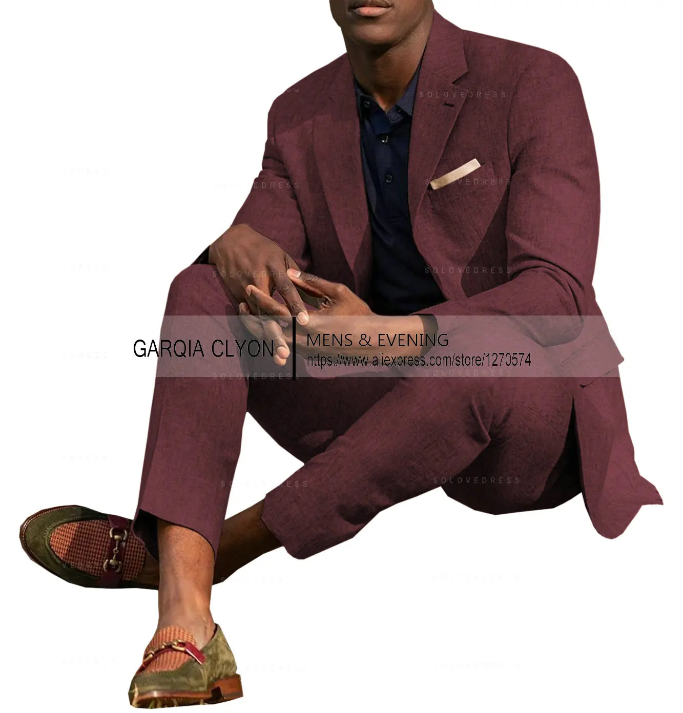 Ternos masculinos de linho, 2 peças, verão, casual, lapela de entalhe, ternos de casamento masculinos (blazer + calça)