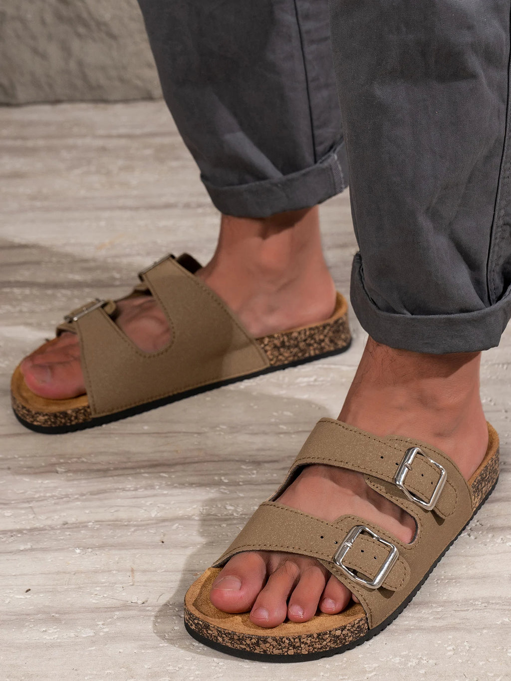 Chinelos masculinos da moda, impermeáveis, antiderrapantes, sola grossa, resistentes ao desgaste, para casa, trabalho ao ar livre, chinelos casuais