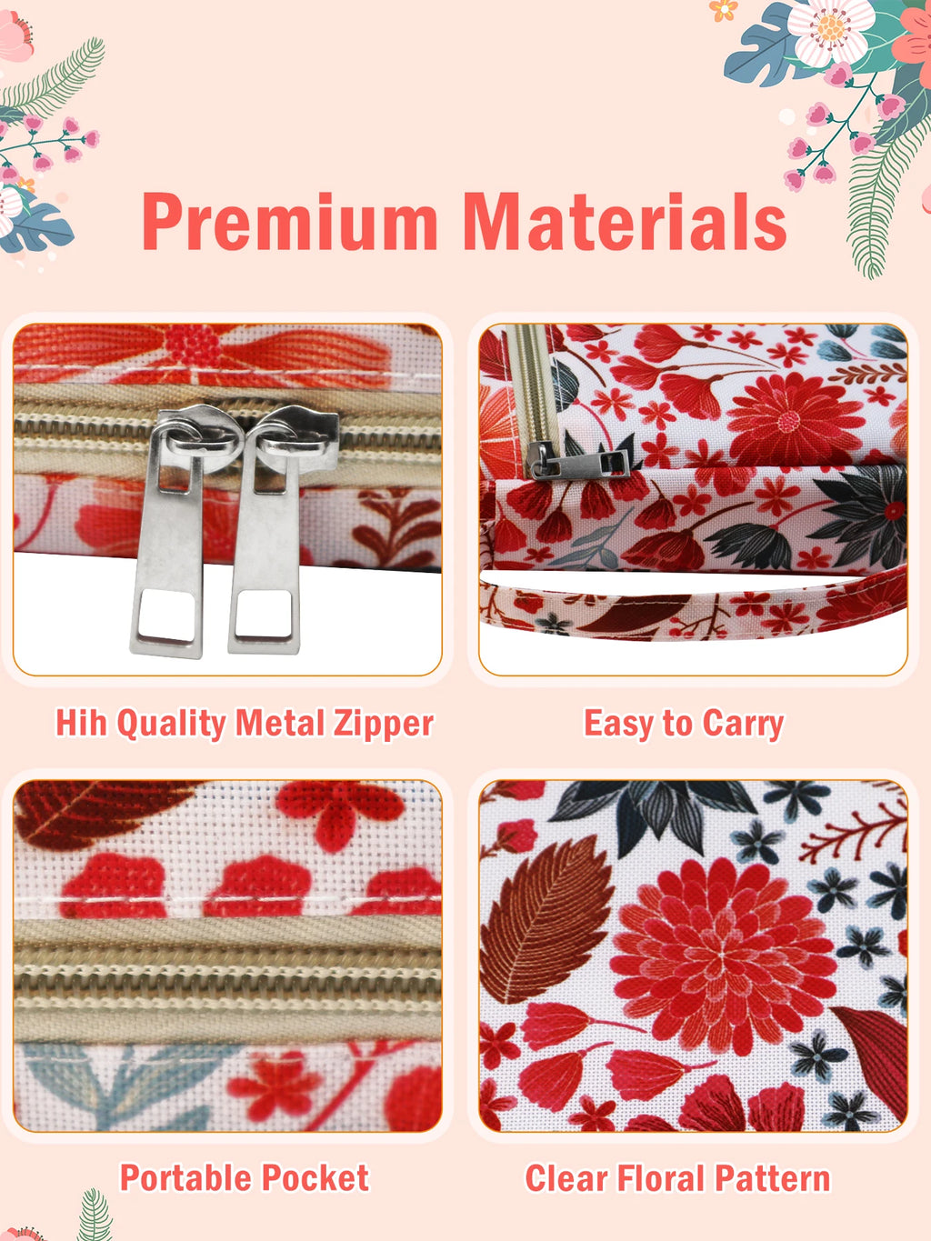 Capa da bíblia para mulheres com impressão de flores, estojo da bíblia, bolsa da bíblia, estojo da bíblia de estudo, capas para bíblia, capas de boooks da bíblia