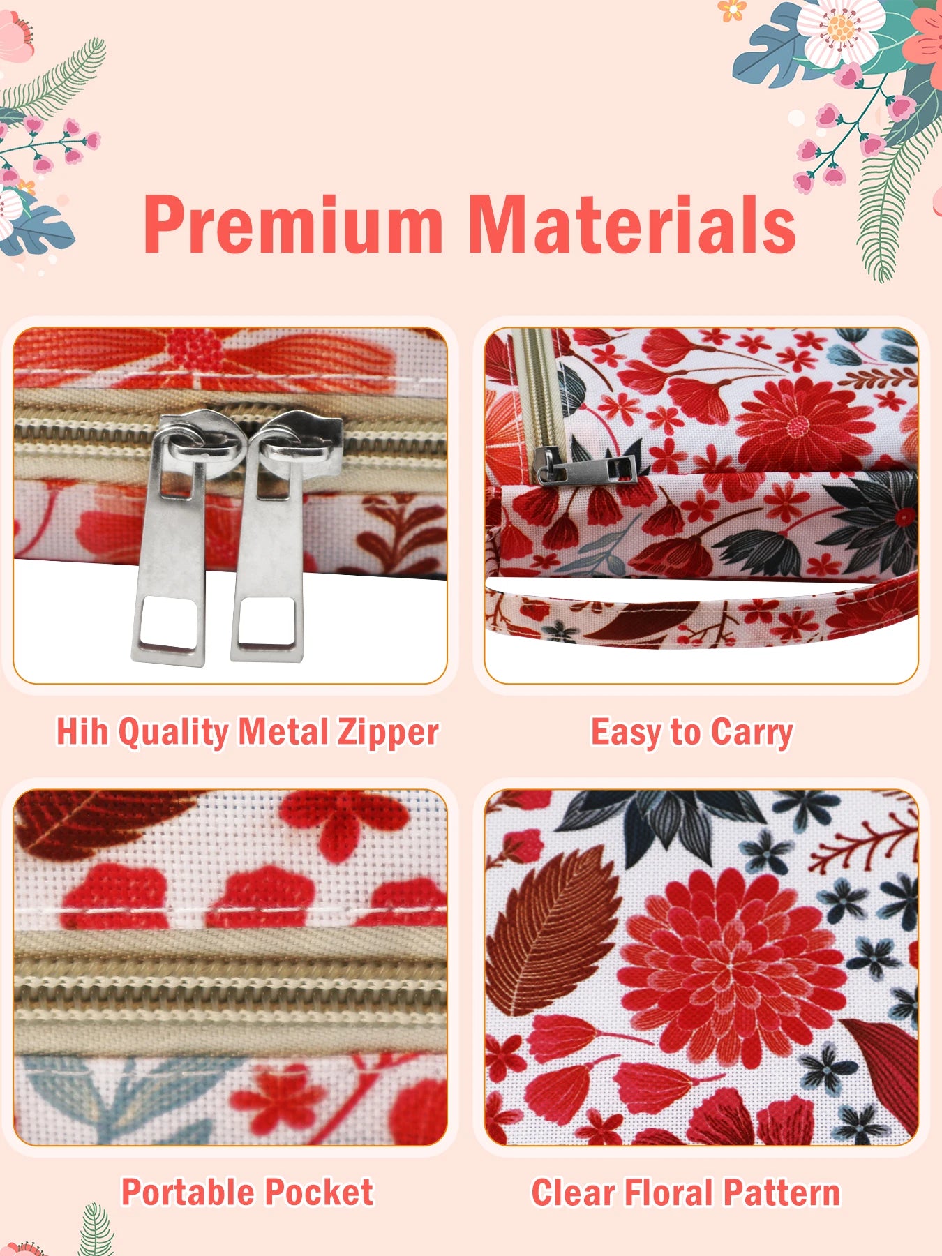 Capa da bíblia para mulheres com impressão de flores, estojo da bíblia, bolsa da bíblia, estojo da bíblia de estudo, capas para bíblia, capas de boooks da bíblia