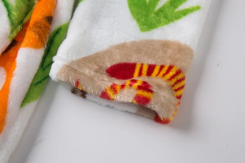 Crianças pijamas macios roupão de flanela de inverno 2025 novo dos desenhos animados bonito pijamas meninos meninas outono roupões com capuz homewear