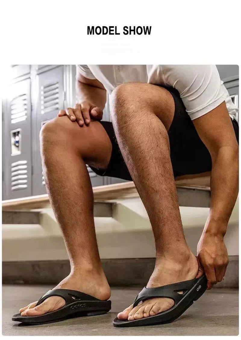 Oofos-sandálias originais para homens e mulheres, chinelos, fundo macio, interior, slides domésticos, sapatos de praia