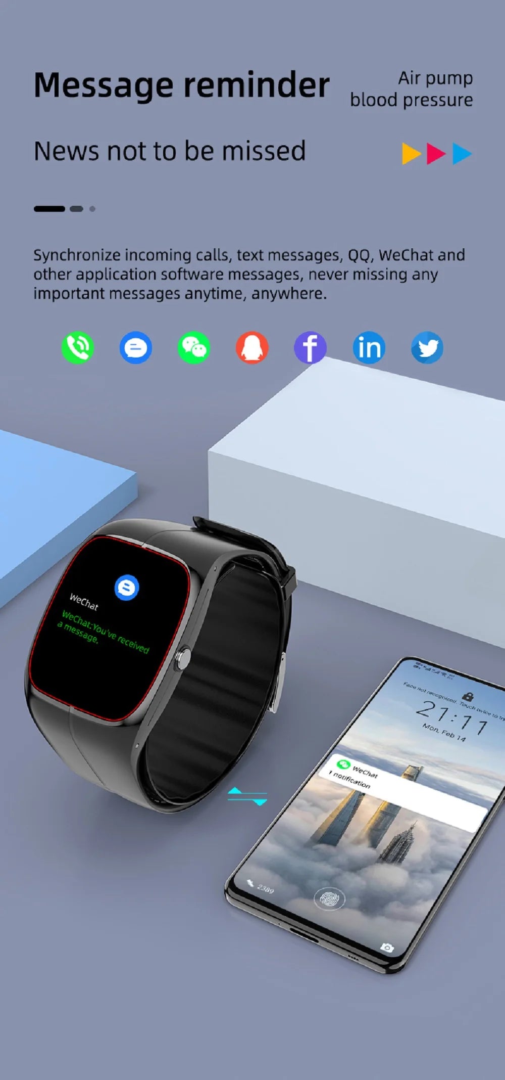 Oxigênio no sangue pressão arterial temperatura corporal monitor de freqüência cardíaca smartwatch masculino à prova dwaterproof água sono esporte saúde relógios inteligentes feminino