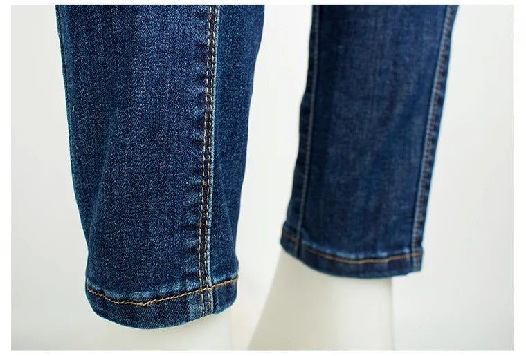 Calças Jeans Femininas Push Up, Calças Skinny de Denim, Moda 2026, Pantalones De Mujer, Pantalon Femme, Azul 2XL 3XL