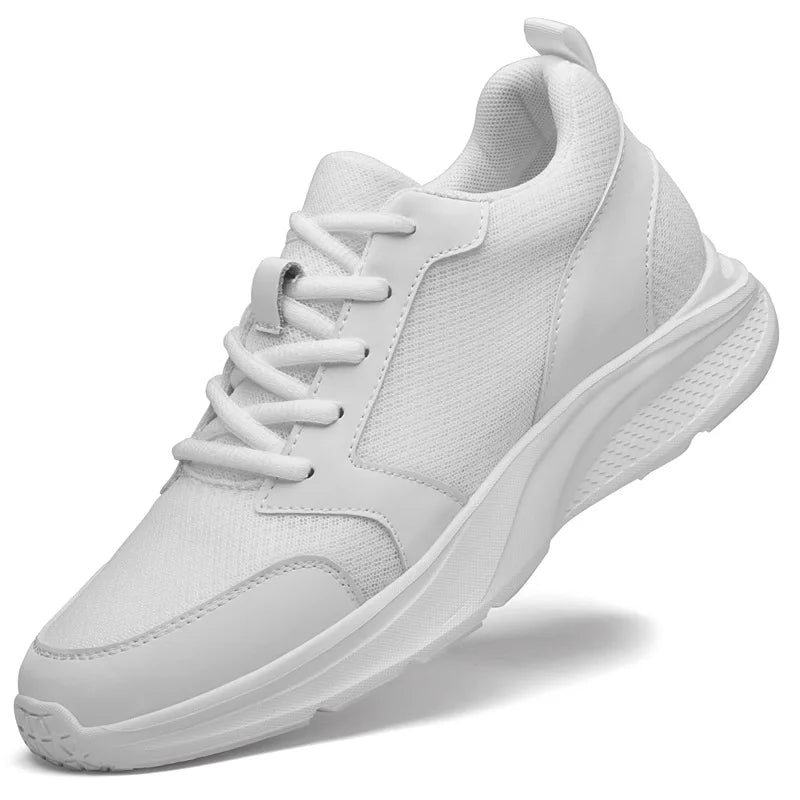 Homens sapatos de elevador aumento de altura tênis sapatos para homem 10cm esportes sapatos casuais invisível sapatos de aumento interno para homem 8cm