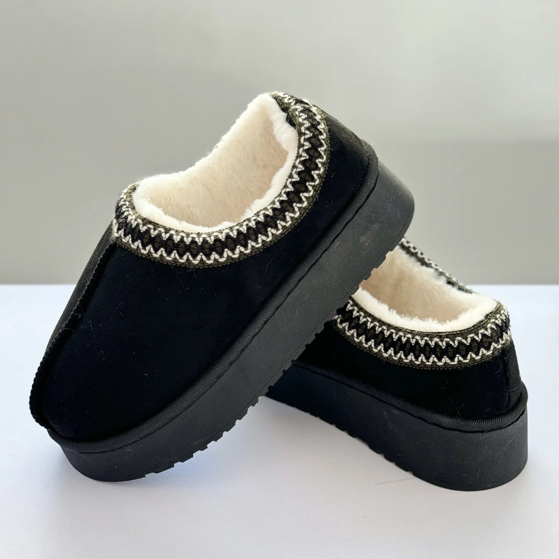 2025 plataforma chinelos macios mulheres/homens casa apartamentos moda pelúcia sapatos de inverno senhoras casa elegante calçados casuais tamanho grande