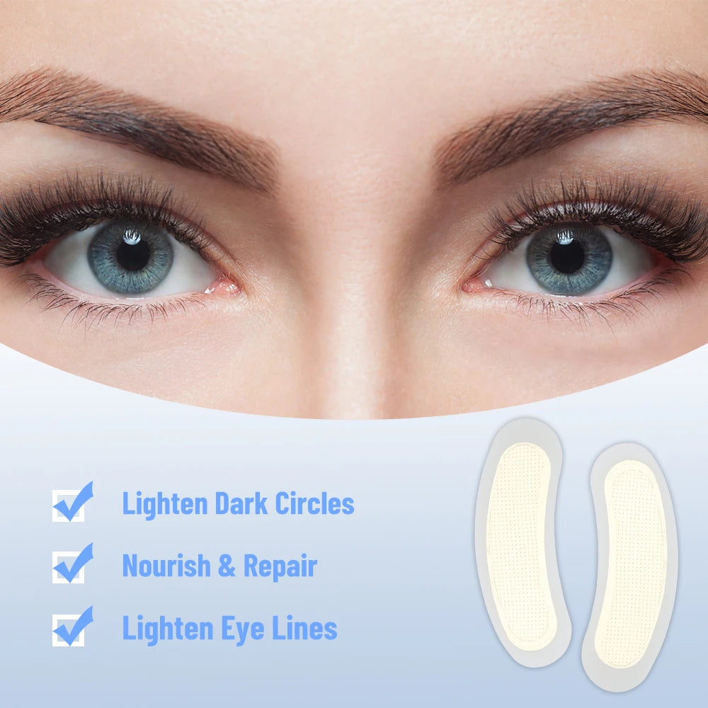 Ácido hialurônico microagulha remendos para os olhos máscara para anti envelhecimento olheiras hidratante sob almofadas de gel para os olhos cuidados com a pele