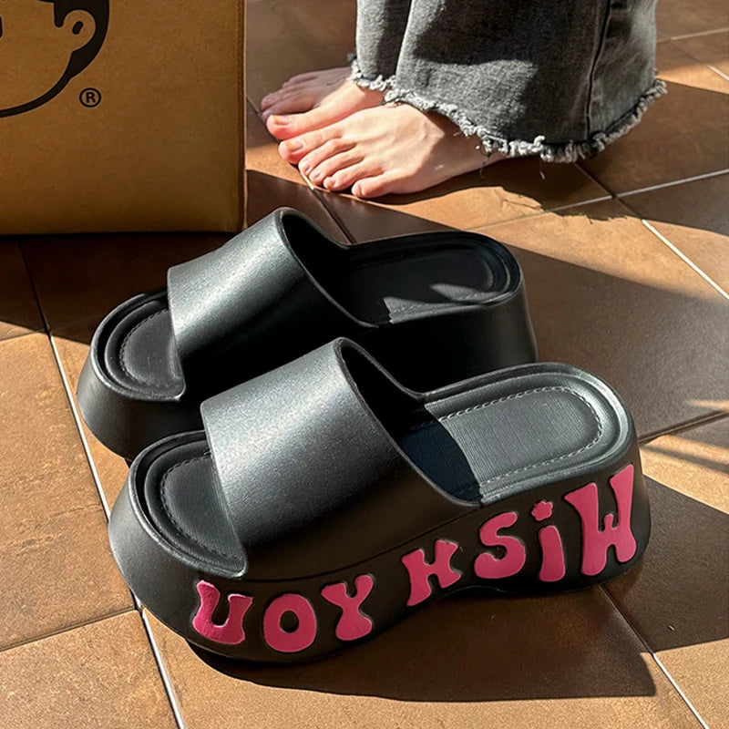 2025 nova tendência conciser verão senhoras sapatos ao ar livre slides aconchegantes sola macia calças sandálias para casa para mulheres chinelos flip flops