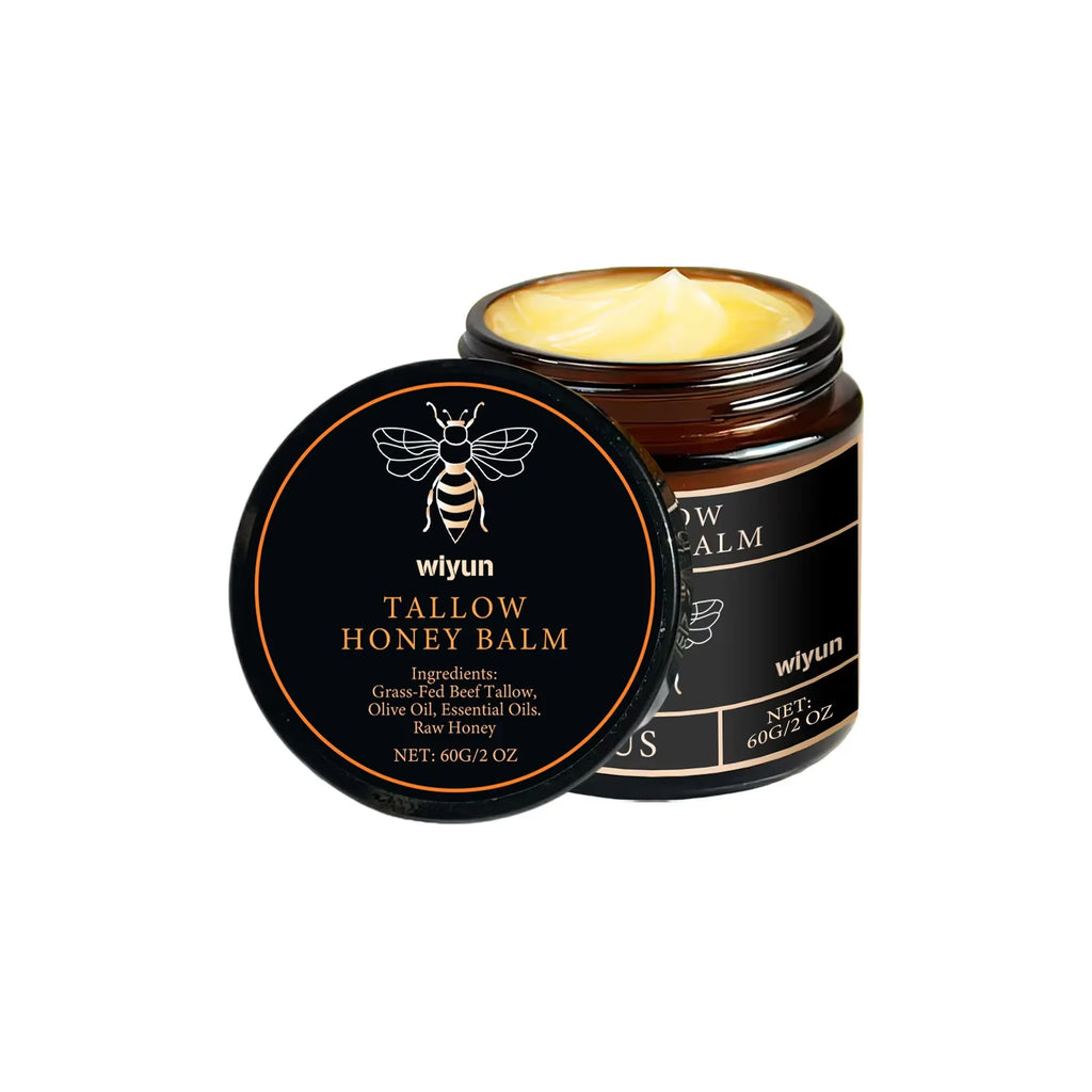 Tallow mel bálsamo brilhante hidratante pele enhacne elasticidade melhorar a embotamento desbotar linhas finas endurecimento rosto corpo hidratar creme