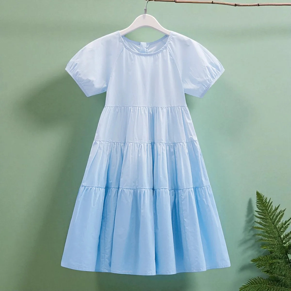 Vestido de manga curta para meninas, vestidos brancos para adolescentes, escola pré-escolar, roupas infantis, traje de bebê, crianças, 8, 10, 12 anos, verão