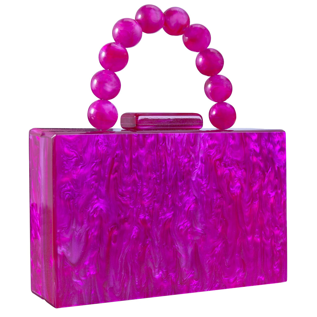 Beading bolsa de mármore acrílico caixa luxo embreagem sacos noite festa casamento corrente bolsa ombro jantar vestido bolsa festival presente