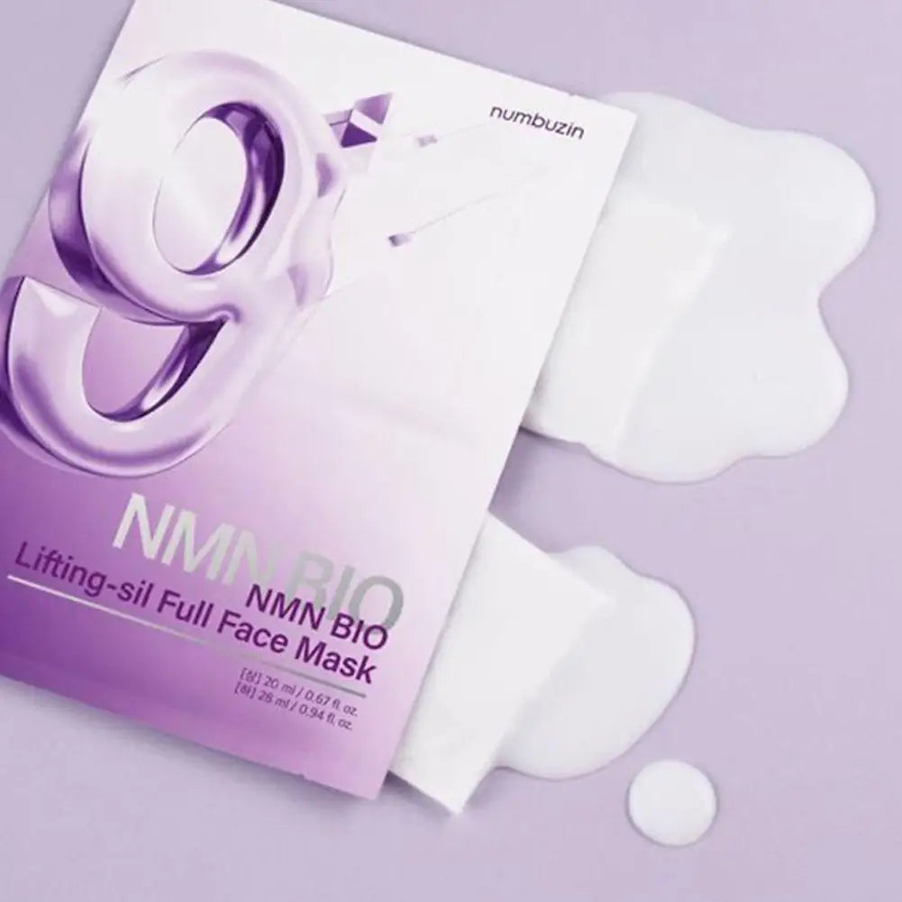 Numbuzin NO.9 NAD + BIO Máscara de levantamento Essência Reparação profunda Revitalizante Iluminador Suavizante da pele Criar pele radiante hidratada