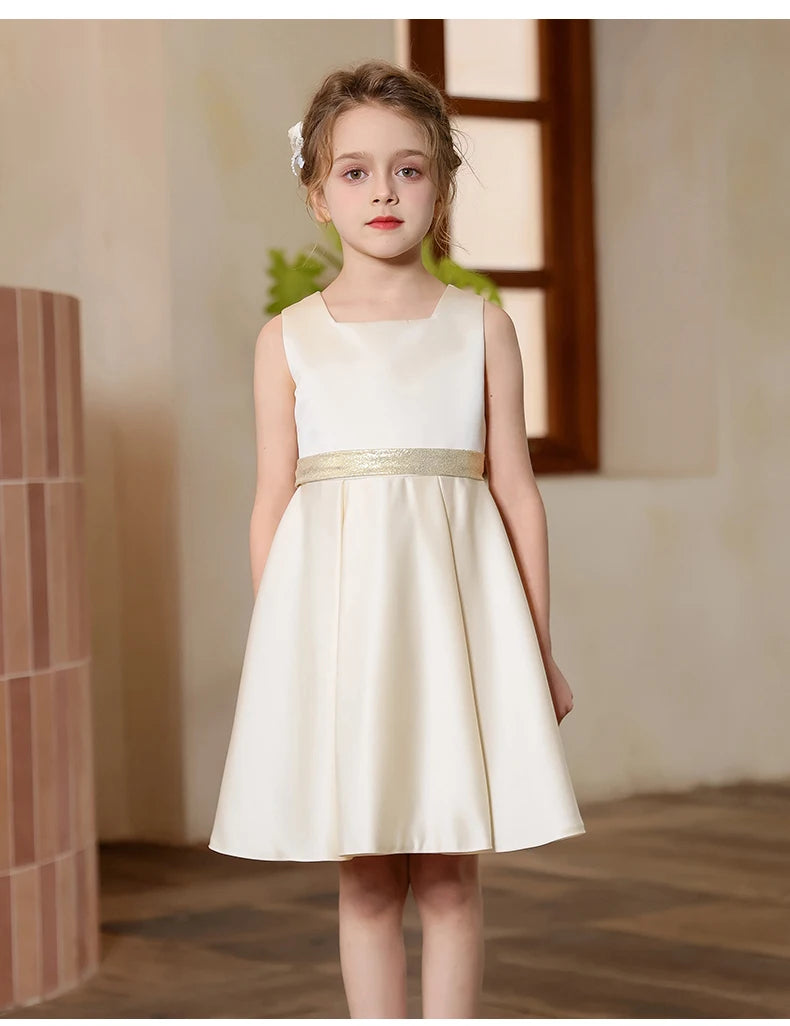 Fantasia princesa cerimônia de casamento vestido festivo para a menina crianças traje da dama de honra luxo piano desempenho vestidos crianças roupas