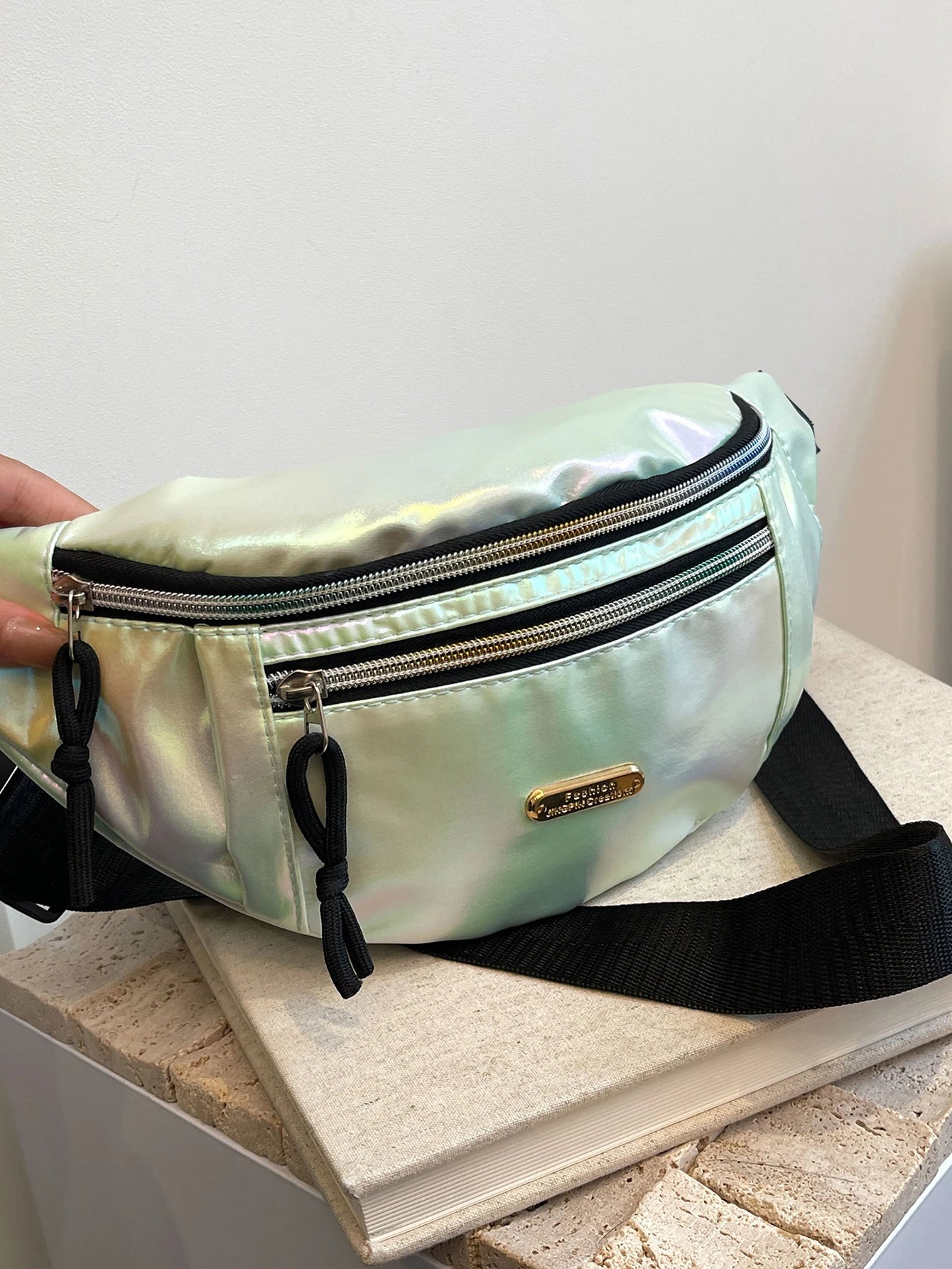 Crossbody Fanny Pack para homens e mulheres, Bolsa de cintura, Bolsa de cinto para viagem, caminhada, corrida, caminhada, ciclismo, Easy Carry, qualquer telefone, carteira