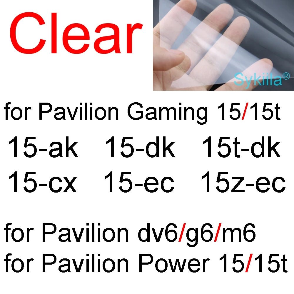 Protetor de Tela para HP Pavilion 15 Aero 13 Plus 14 X360 Gaming 16 17 Película Protetora Fosca HD 15.6 11 13t 14t Acessório