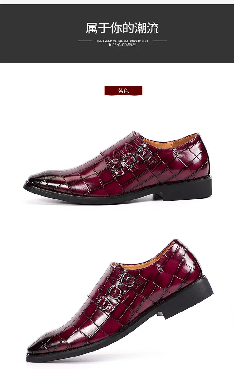 Deslizamento em sapatos masculinos oxfords moda negócios escritório sapatos masculinos clássico de luxo couro masculino ternos sapatos sapato casamento italiano