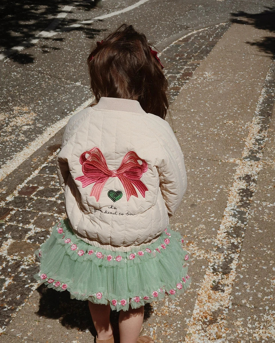 Novo 2025 ks meninas dos desenhos animados algodão velo casacos de inverno da criança meninos jaqueta de lã de cordeiro crianças casaco bordado crianças outwear roupas