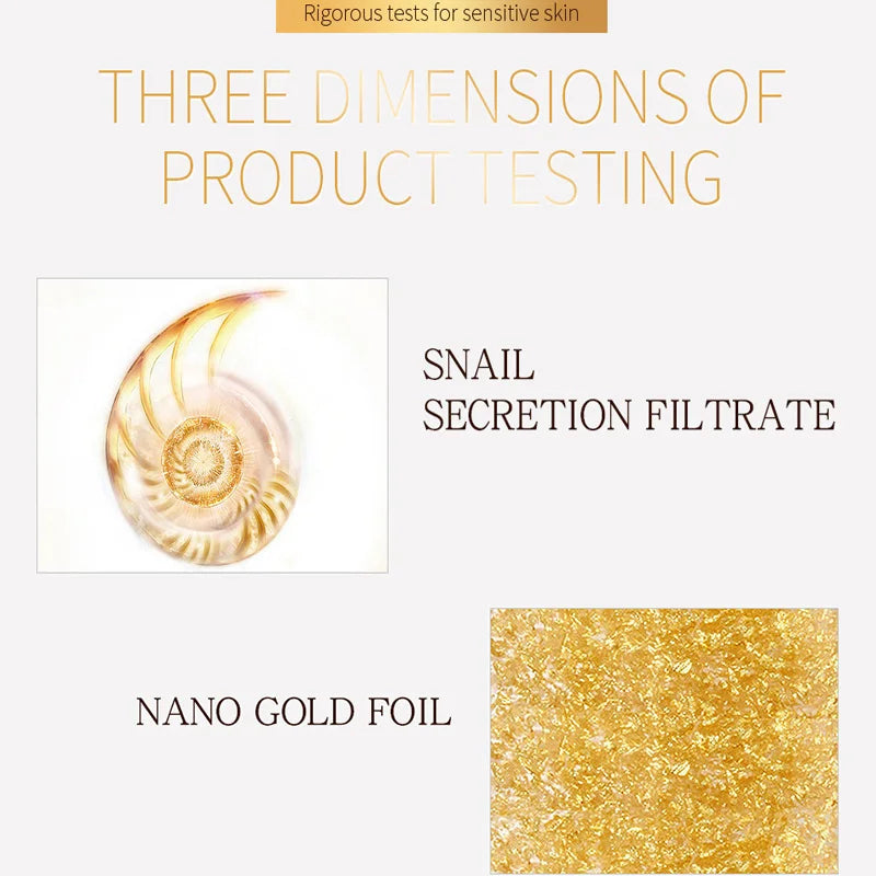 Máscara peel off de colágeno de caracol dourado 24k, reduz cravos, limpeza profunda, controle de óleo, encolher poros, hidratante, suave, cuidados com a pele do rosto