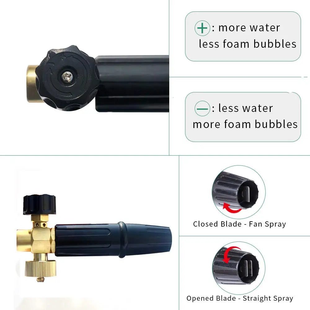 Gerador de espuma canhão de espuma bocal lavagem de espuma do carro para karcher k2 k3 k4 k5 k6 k7 tornado arma lavadora de alta pressão lavadora de carro