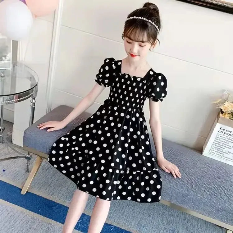 Baby Girls' Cotton Princess Party Dress, roupas de casamento infantil, moda infantil, verão, vestidos de aniversário, 2-10 anos