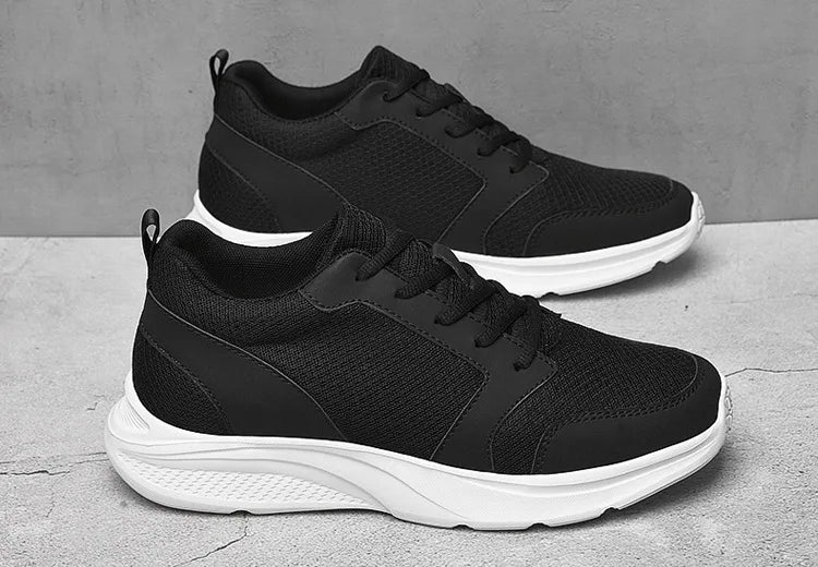 Homens sapatos de elevador aumento de altura tênis sapatos para homem 10cm esportes sapatos casuais invisível sapatos de aumento interno para homem 8cm