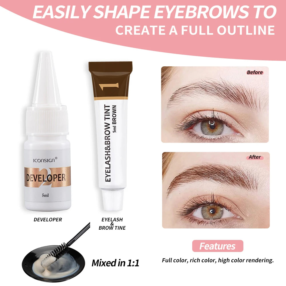 ICONSIGN Lash Lift e Matiz Kit Profissional Cílios Lifting Matiz Brow Laminação Tintura Ferramentas de Maquiagem para os Olhos