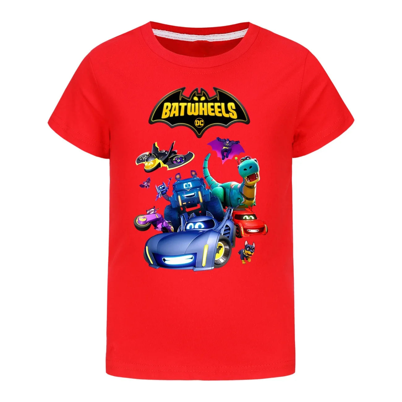 Engraçado batwheels manga curta crianças roupas camisetas verão crianças topos dos desenhos animados camisetas casuais de algodão meninos meninas clothes3057