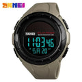 Skmei 1405 esporte digital relógios de pulso dos homens solar para energia ambientalmente alarme masculino reloj hombre relógios luminosos