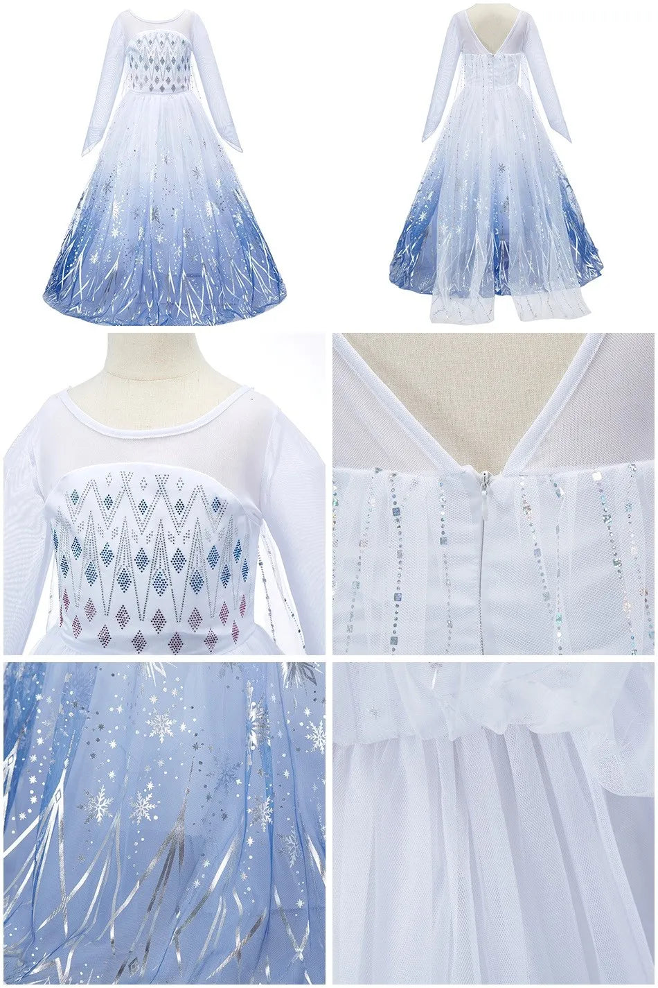 Crianças neve branca cinderela aurora anna elsa traje menina cosplay vestido crianças encanto mirabel pequena sereia roupas de halloween
