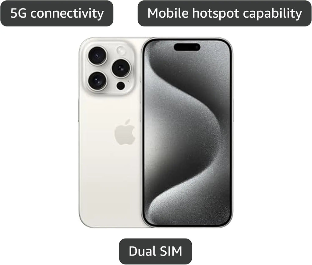 Original iPhone 15 Pro 15Pro 128GB/256GB/512GB/1TB ROM 8GB RAM Sim Grátis 5G Pacote Oficial de Celular