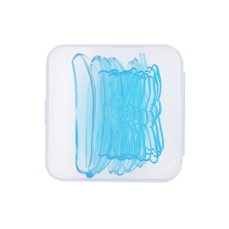 5 pares de silicone cílios perming almofada auto-adesivo em forma de laço haste escudo levantamento 3d cílios modelador acessórios ferramentas de maquiagem