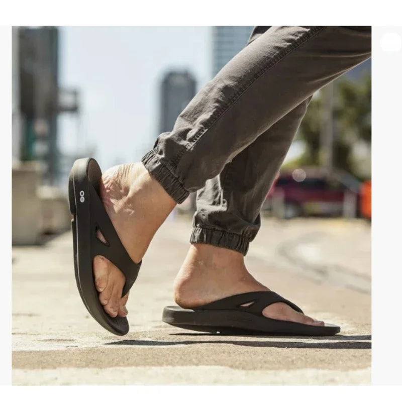 Oofos-sandálias originais para homens e mulheres, chinelos, fundo macio, interior, slides domésticos, sapatos de praia