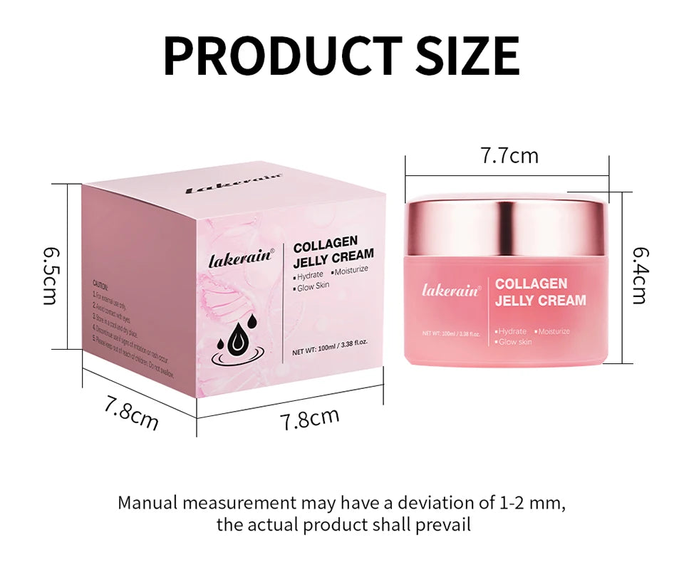 Creme facial de colágeno antienvelhecimento, 100ml, niacinamida, gel hidratante para apertar, calmar a firmeza, cuidados com a pele