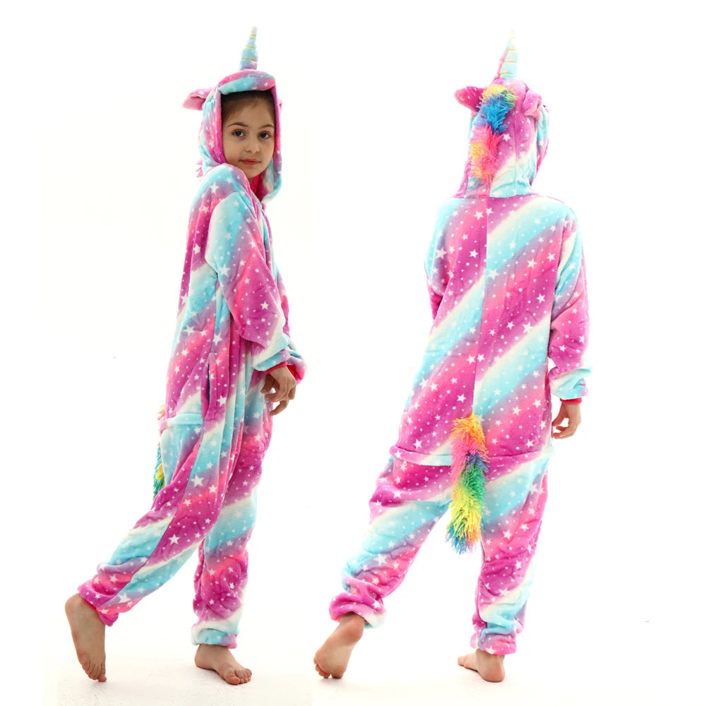 Mulheres animal kigurumi pijamas inverno grosso flanela pijamas adulto com capuz pijama homewear halloween cosplay trajes de festa
