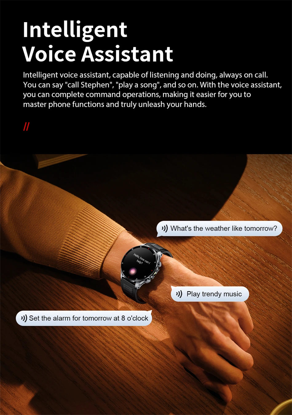 Lige 2025 novo relógio inteligente masculino lanterna ai voz bluetooth chamada 1.53 "hd esportes relógios de fitness monitor saúde smartwatch feminino
