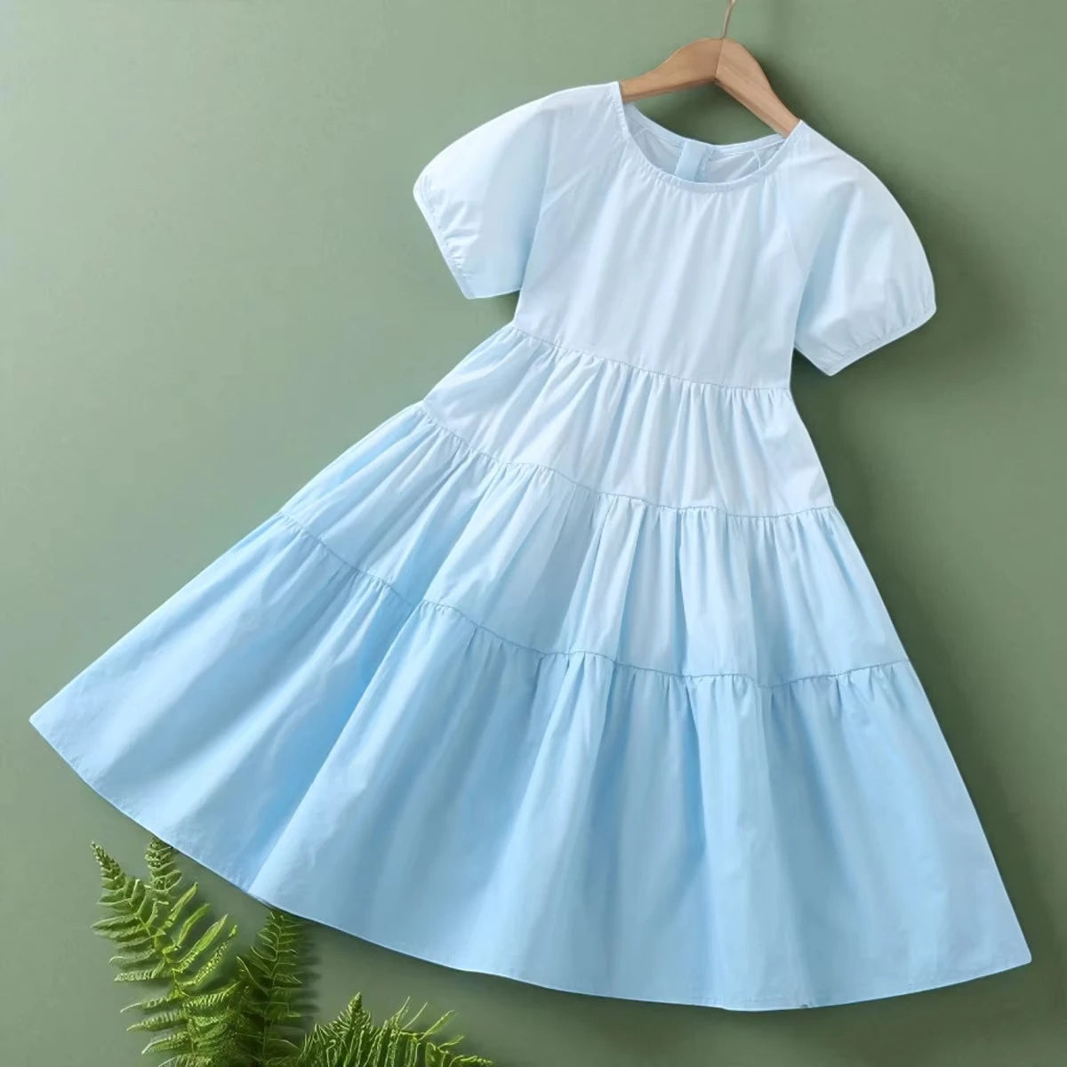 Vestido de manga curta para meninas, vestidos brancos para adolescentes, escola pré-escolar, roupas infantis, traje de bebê, crianças, 8, 10, 12 anos, verão
