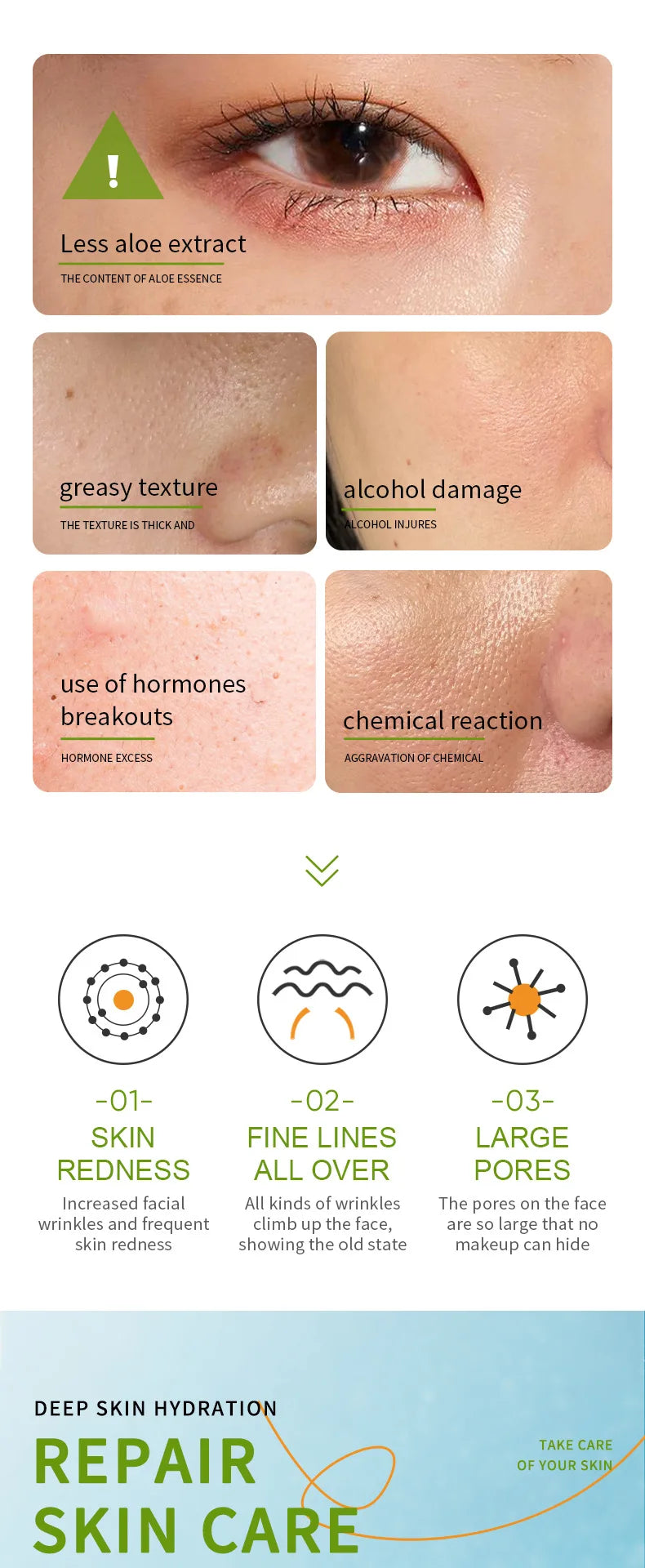SADOER Gel Esfoliante Facial de Aloe Vera: Limpeza Profunda, Hidratação Suave e Esfoliação Facial