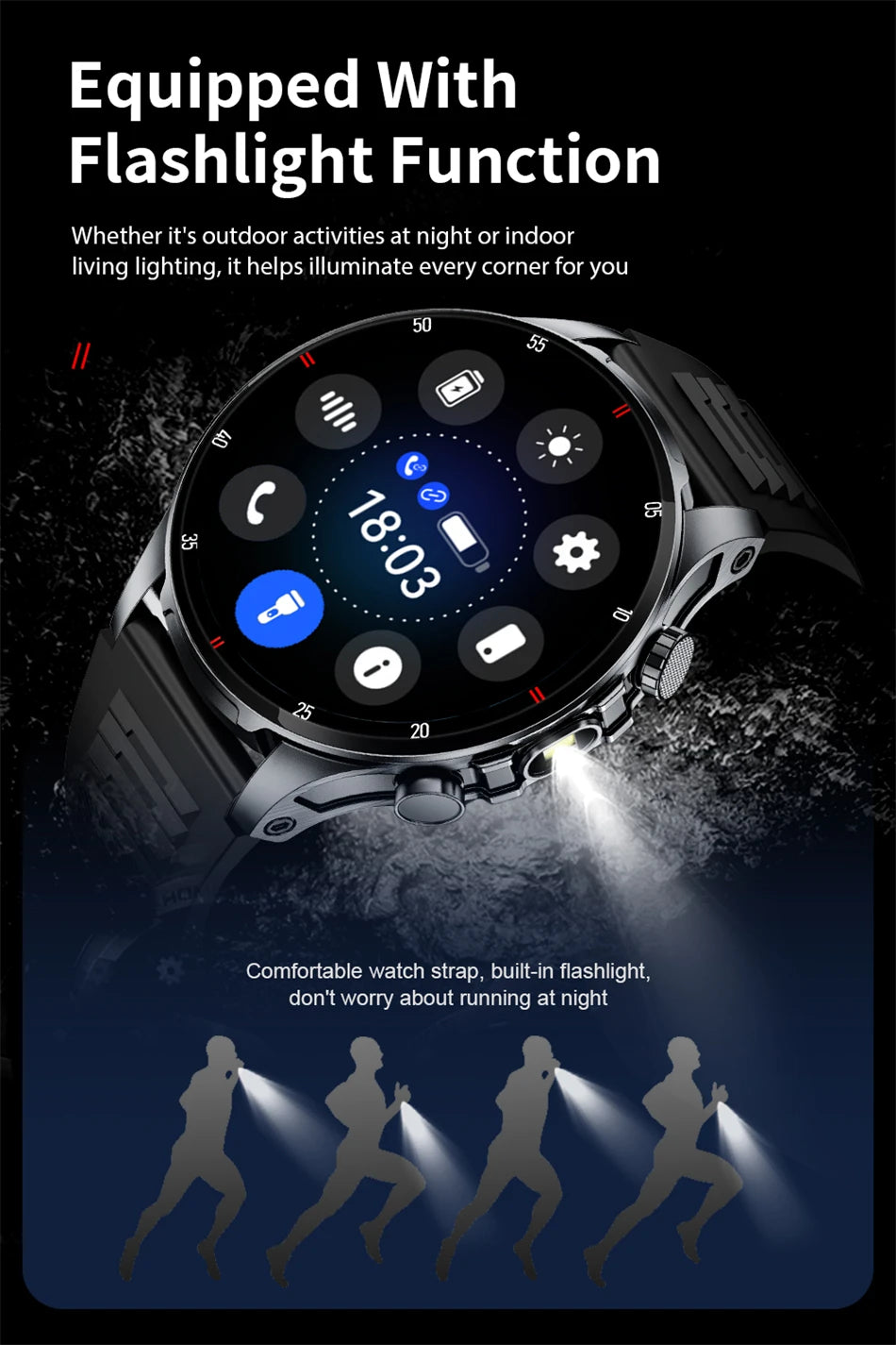 Lige 2025 novo relógio inteligente masculino lanterna ai voz bluetooth chamada 1.53 "hd esportes relógios de fitness monitor saúde smartwatch feminino